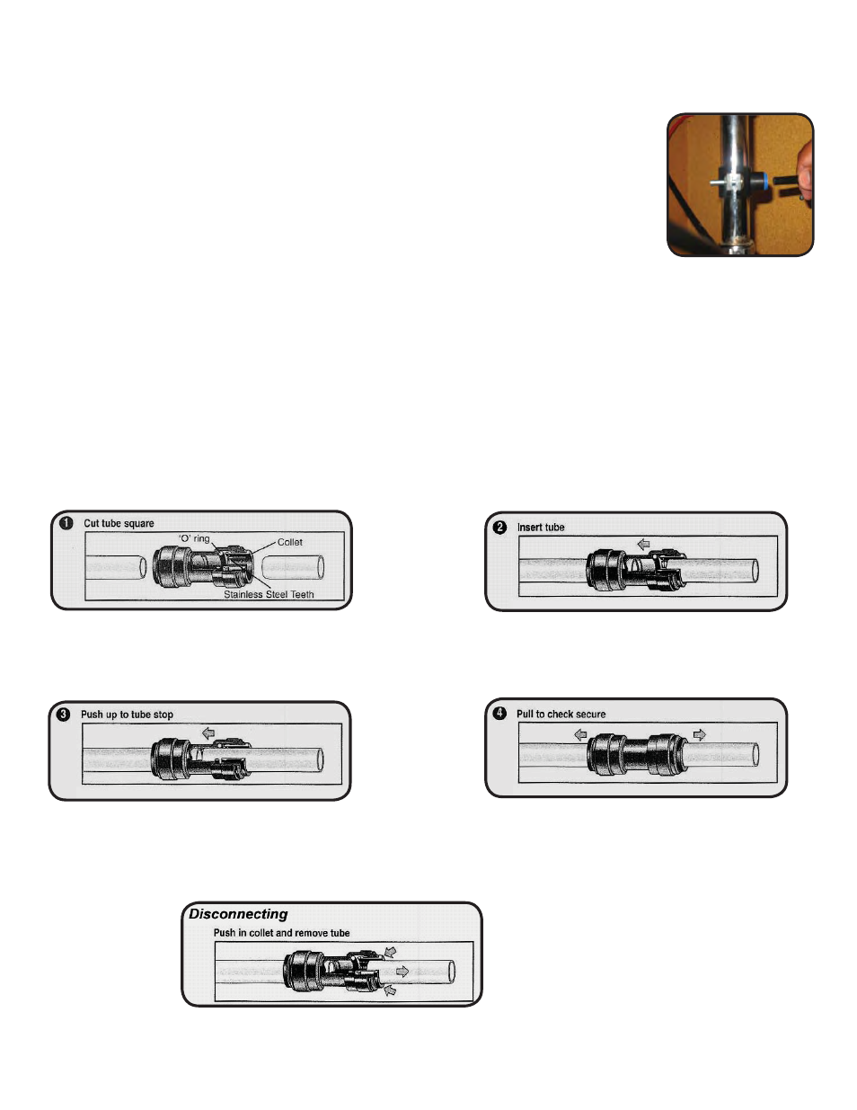 3/8 ” black tube connection from faucet | Watts WQTSC-10 User Manual | Page 11 / 19