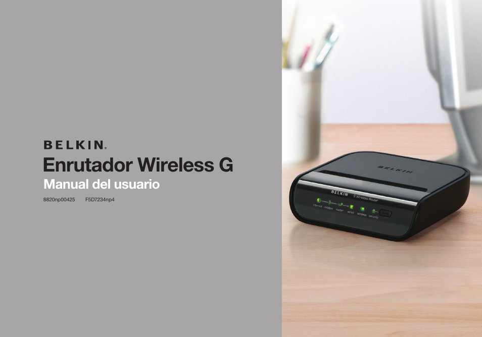 Enrutador wireless g | Belkin F5D7234NP4 User Manual | Page 105 / 209