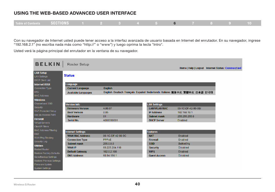 Belkin F5D7234NP4 User Manual | Page 146 / 209