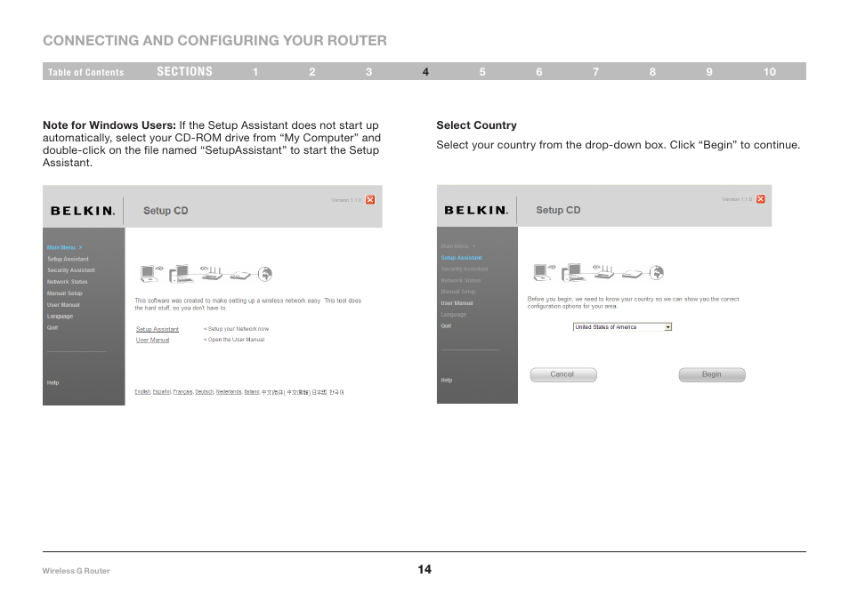 Belkin F5D7234NP4 User Manual | Page 16 / 209