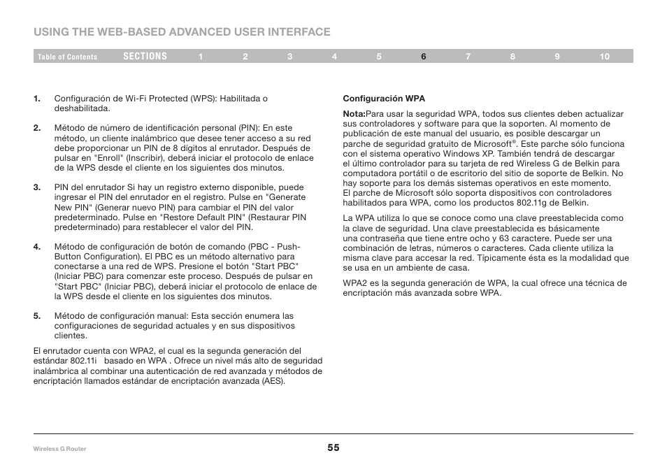 Belkin F5D7234NP4 User Manual | Page 161 / 209