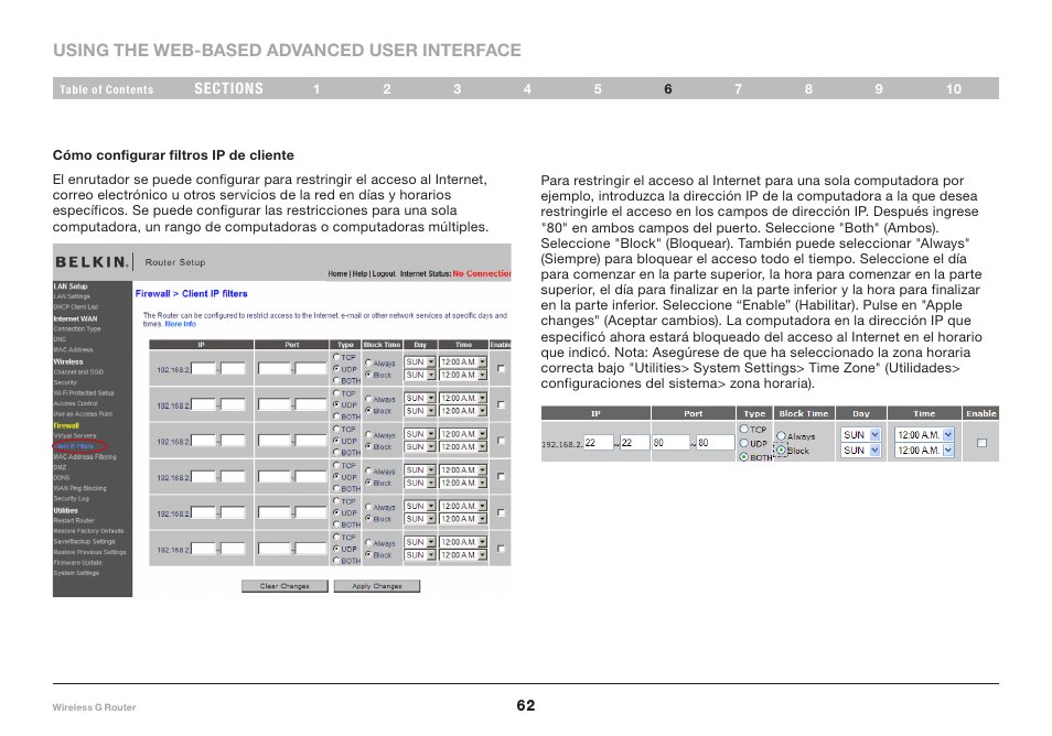 Belkin F5D7234NP4 User Manual | Page 168 / 209