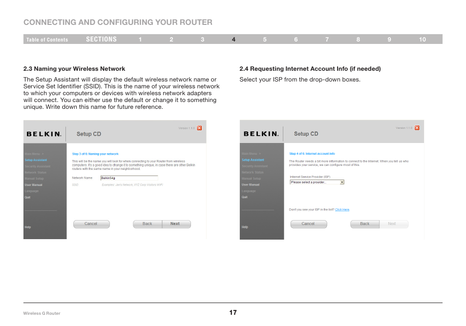 Belkin F5D7234NP4 User Manual | Page 19 / 209