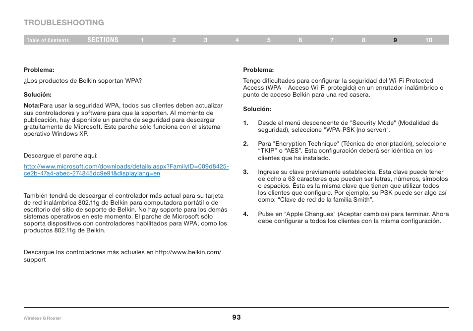 Belkin F5D7234NP4 User Manual | Page 199 / 209