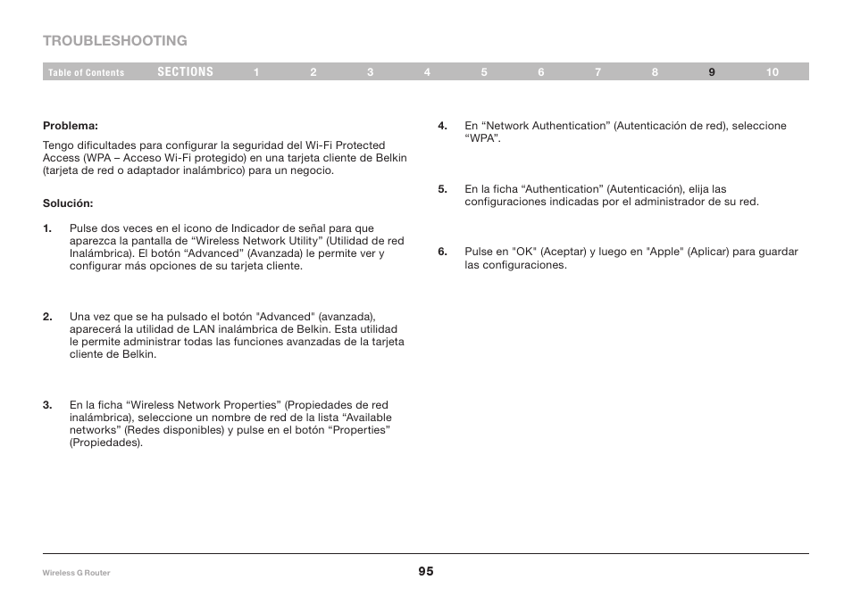 Belkin F5D7234NP4 User Manual | Page 201 / 209