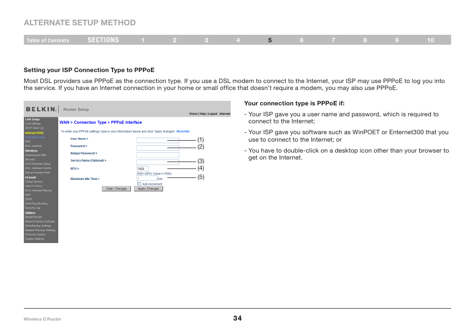 Belkin F5D7234NP4 User Manual | Page 36 / 209