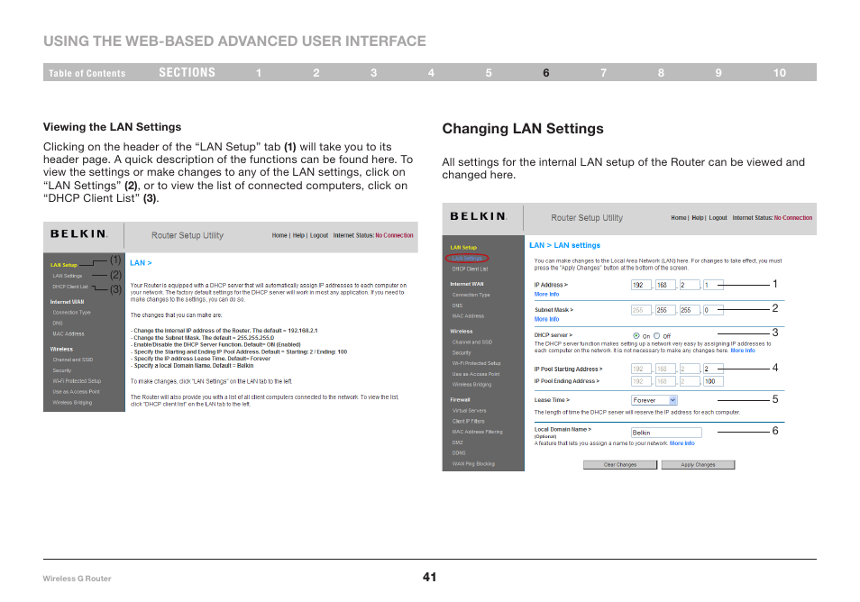 Belkin F5D7234NP4 User Manual | Page 43 / 209