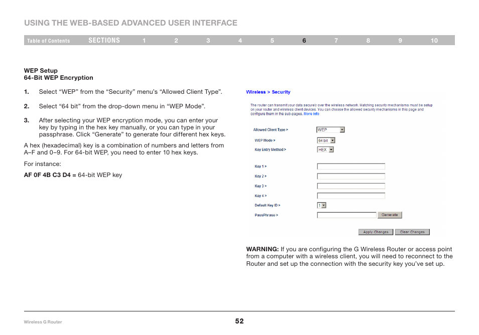 Belkin F5D7234NP4 User Manual | Page 54 / 209