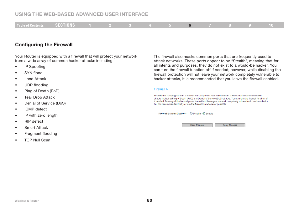 Belkin F5D7234NP4 User Manual | Page 62 / 209