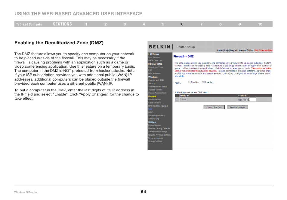 Belkin F5D7234NP4 User Manual | Page 66 / 209