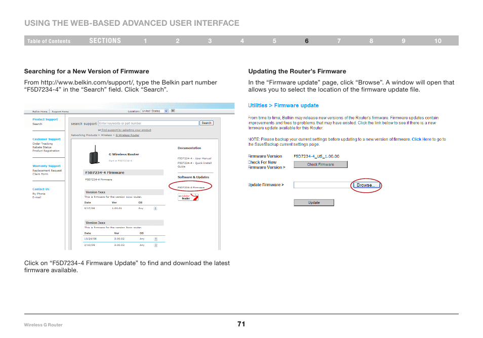 Belkin F5D7234NP4 User Manual | Page 73 / 209