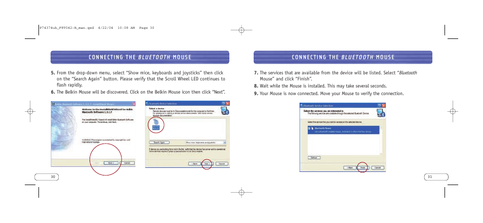 Belkin BLUETOOTH F8T042UKB User Manual | Page 17 / 23