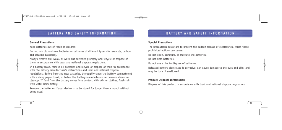 Belkin BLUETOOTH F8T042UKB User Manual | Page 20 / 23