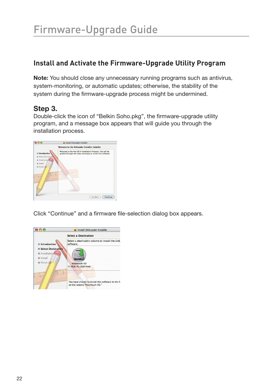 Firmware-upgrade guide | Belkin F1DD102L User Manual | Page 24 / 39