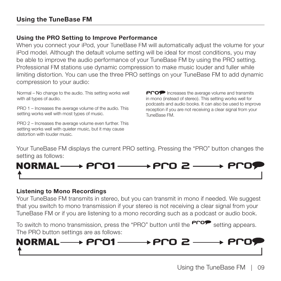 Belkin TuneBase FM for iPod User Manual | Page 11 / 16