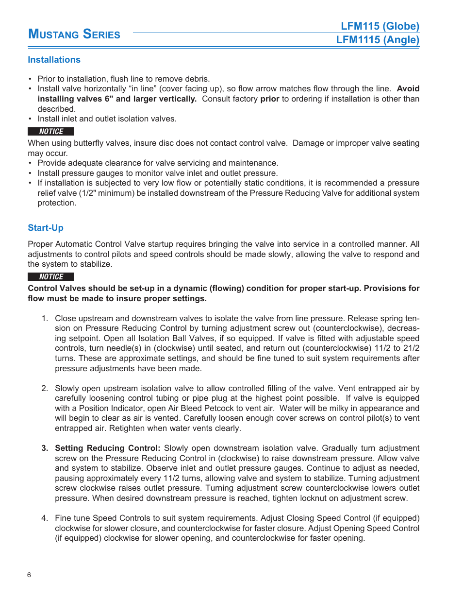 Watts LFM1115 User Manual | Page 6 / 8