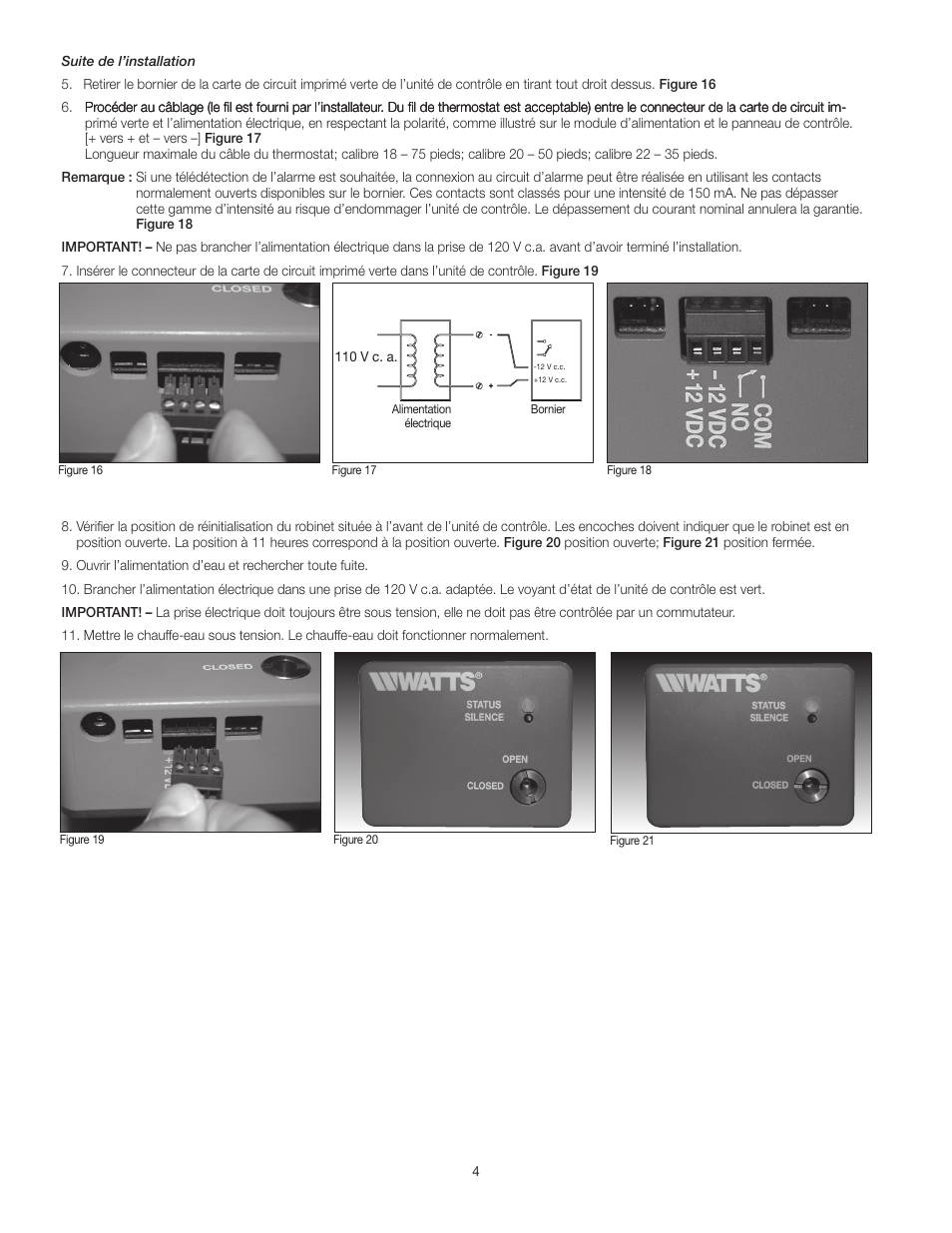 Watts LFWDS User Manual | Page 14 / 16