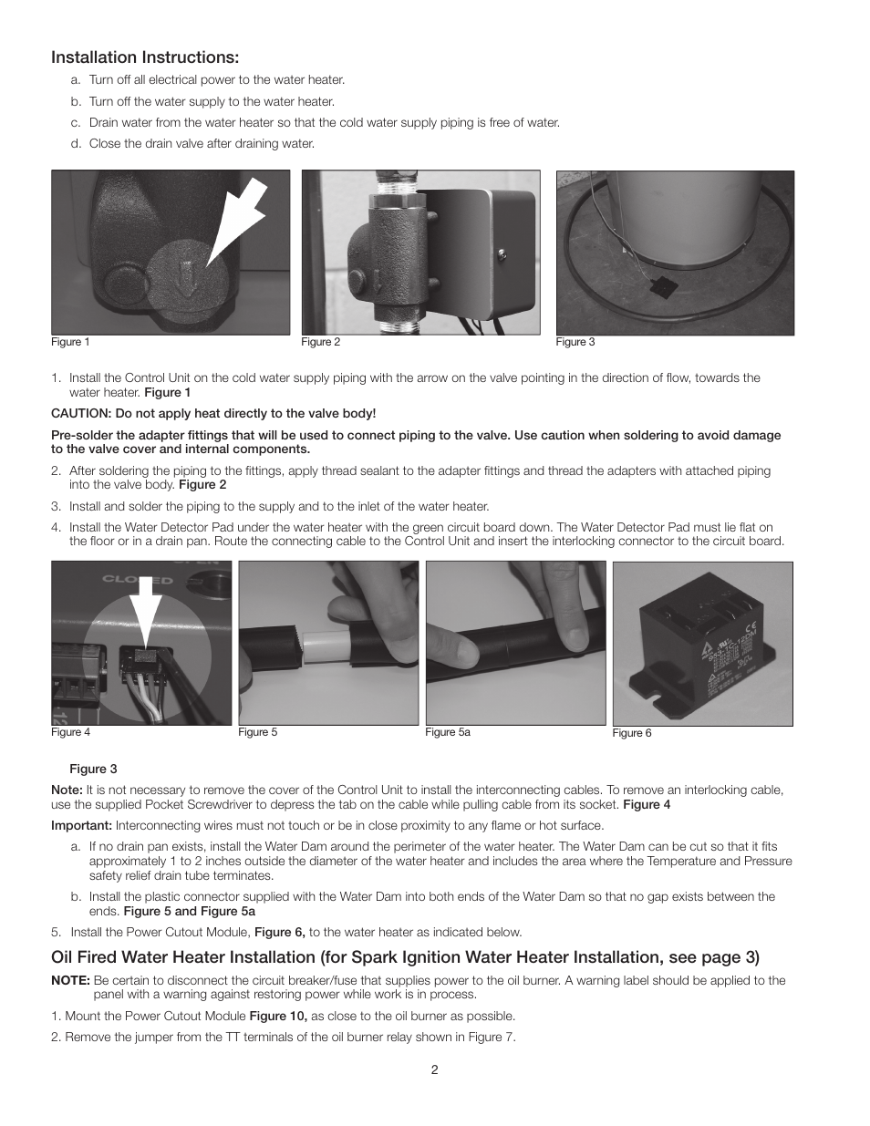 Installation instructions | Watts LFWDS User Manual | Page 2 / 16