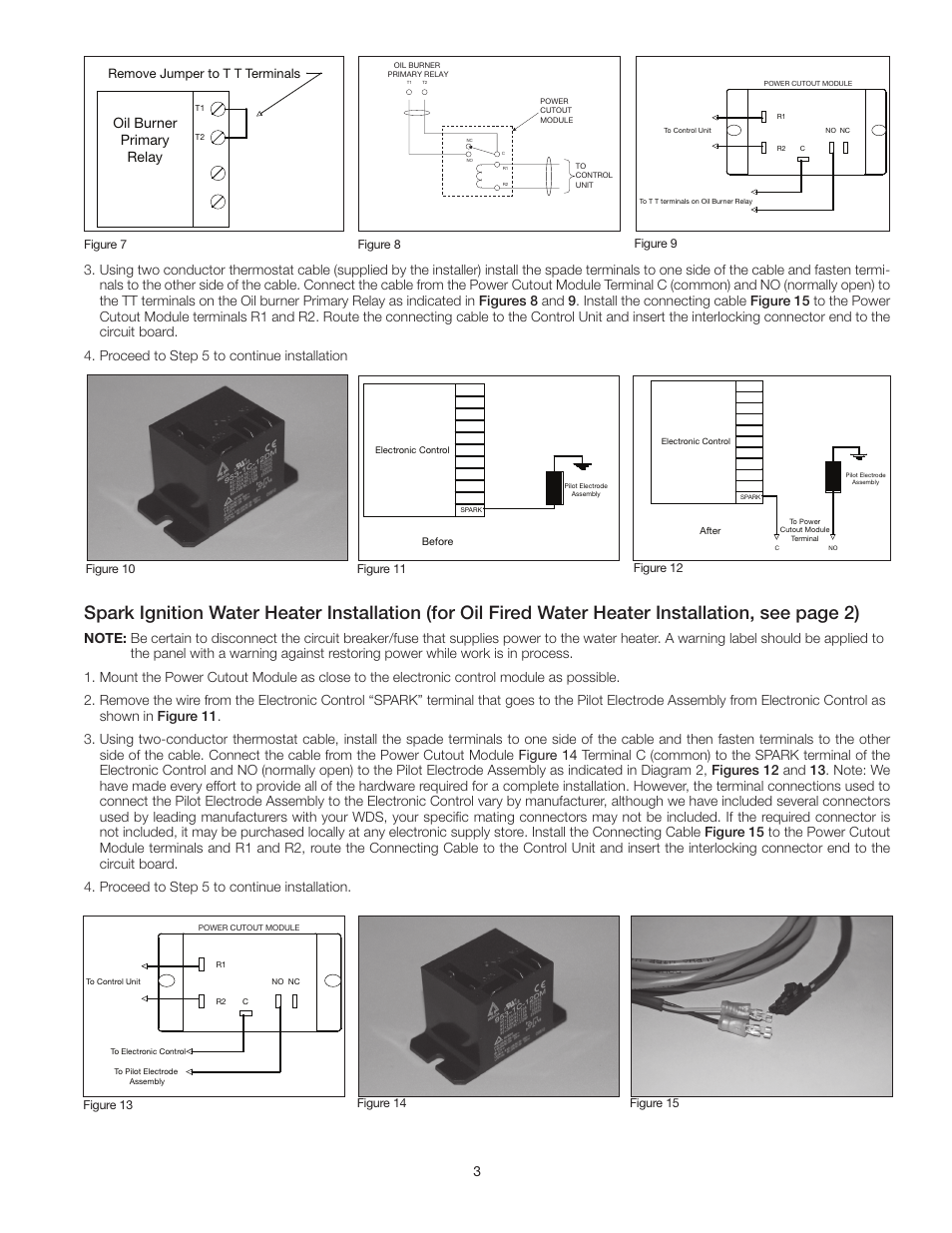 Oil burner primary relay | Watts LFWDS User Manual | Page 3 / 16