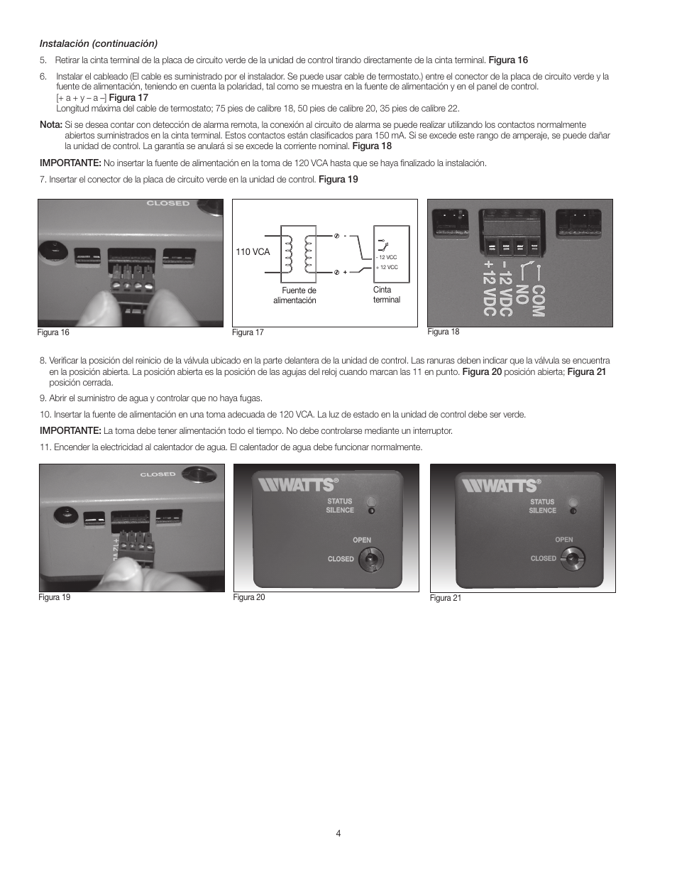 Watts LFWDS User Manual | Page 9 / 16