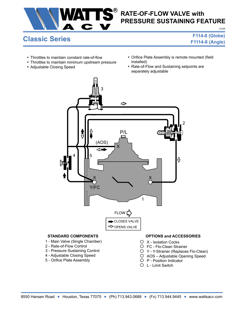 Watts F1114-8 User Manual | 1 page