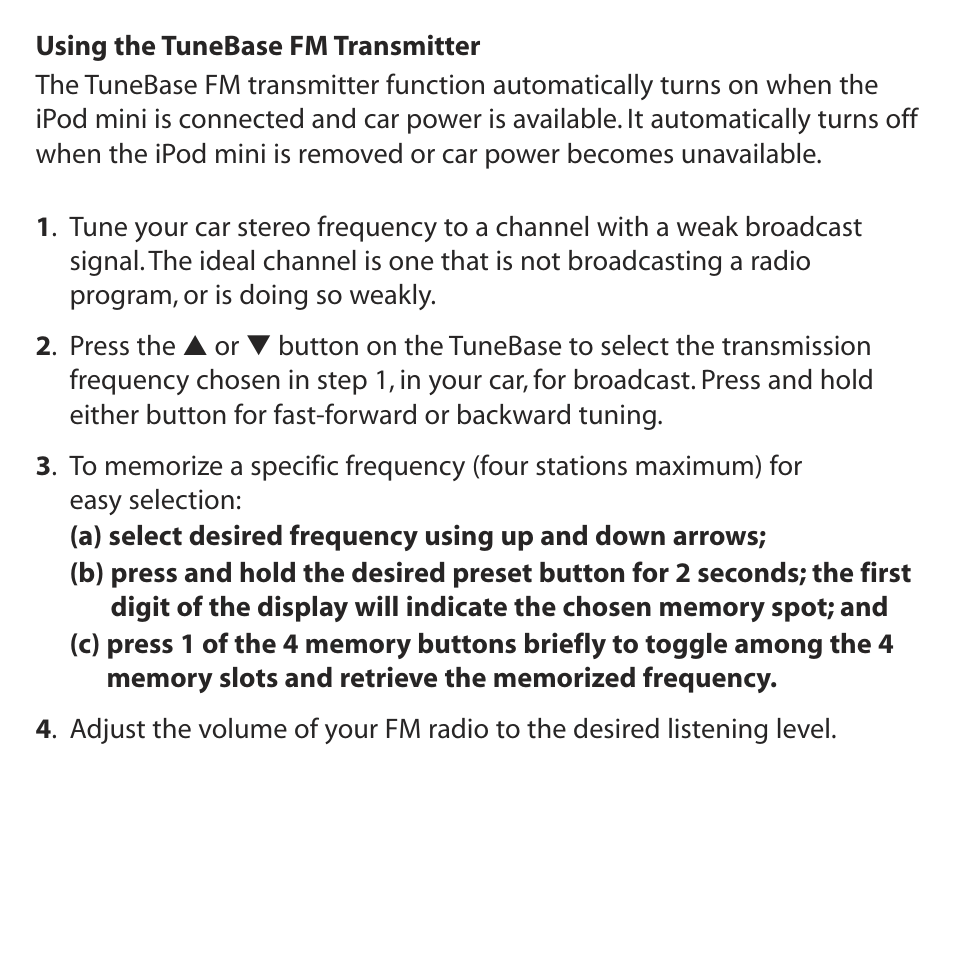 Belkin TuneBase FM Mount F8V7097 User Manual | Page 5 / 16