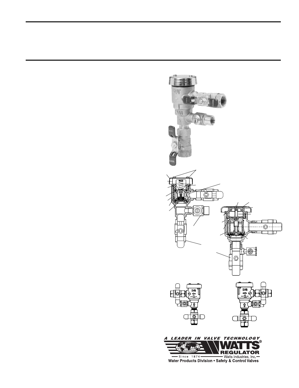 Watts 008QT User Manual | 2 pages