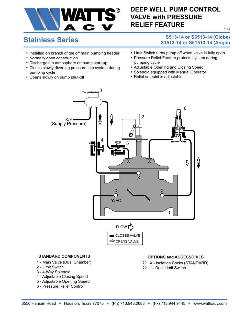 Watts S1513-14 User Manual | 1 page