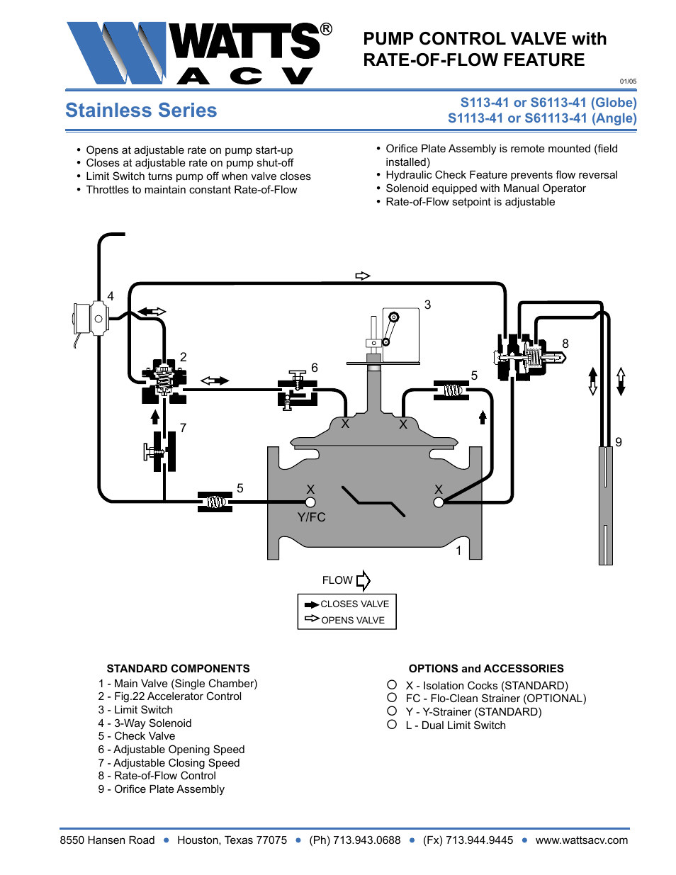 Watts S1113-41 User Manual | 1 page