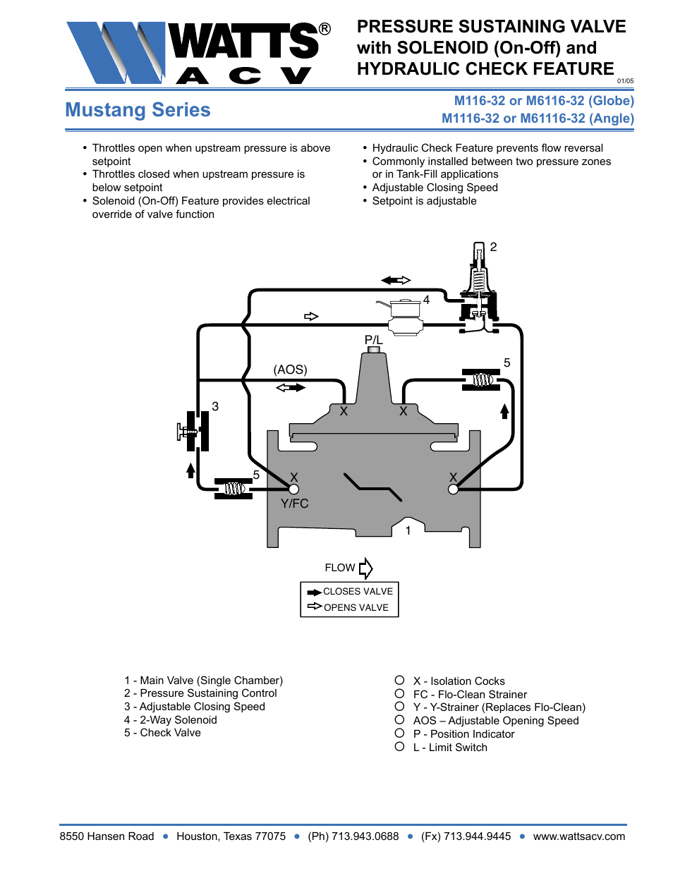 Watts M1116-32 User Manual | 1 page