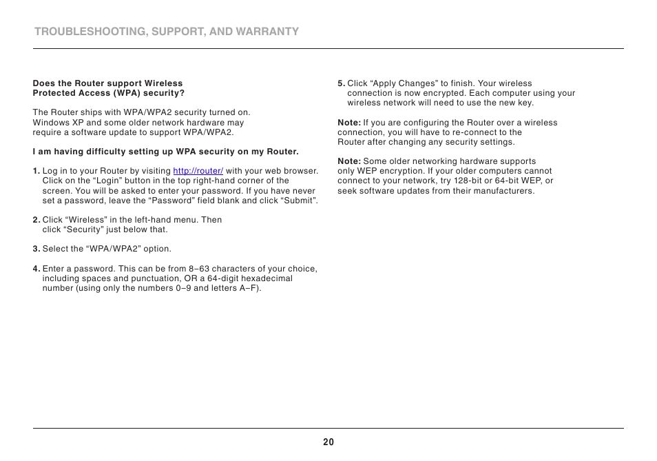 Belkin 8820AU00370 User Manual | Page 22 / 30