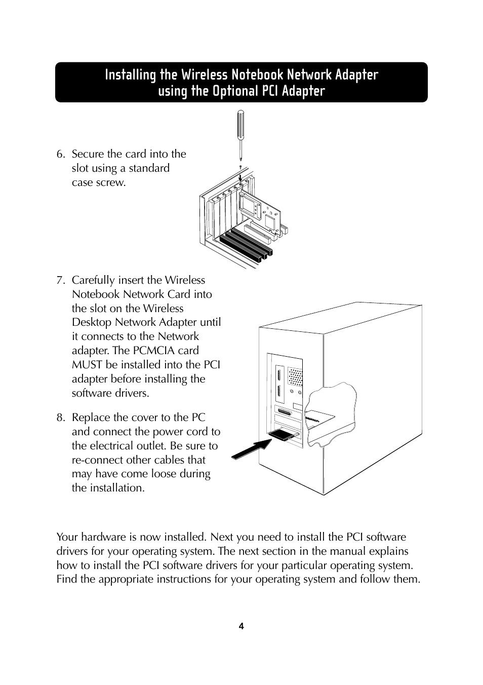 Belkin Wireless Notebook Network Card User Manual | Page 6 / 49
