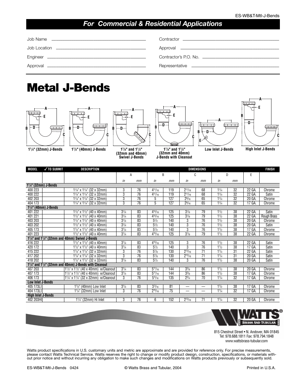 Watts 420 172 User Manual | 1 page