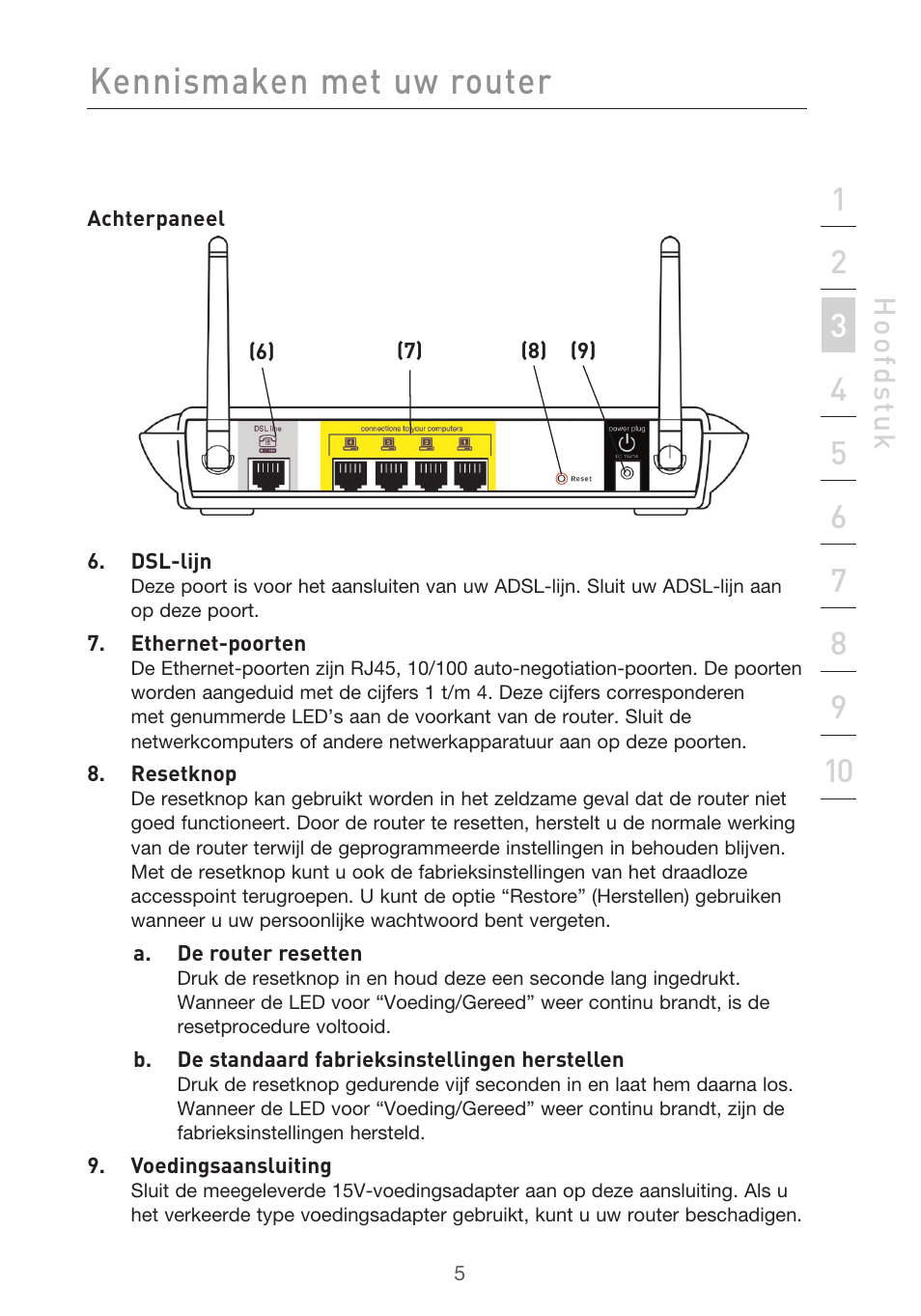 Kennismaken met uw router, Hoo fd st u k | Belkin F5D9630UK4A User Manual | Page 283 / 552