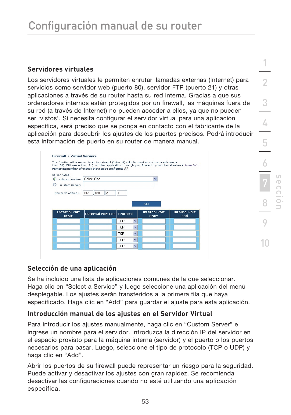 Configuración manual del router | Belkin F5D9630UK4A User Manual | Page 423 / 552