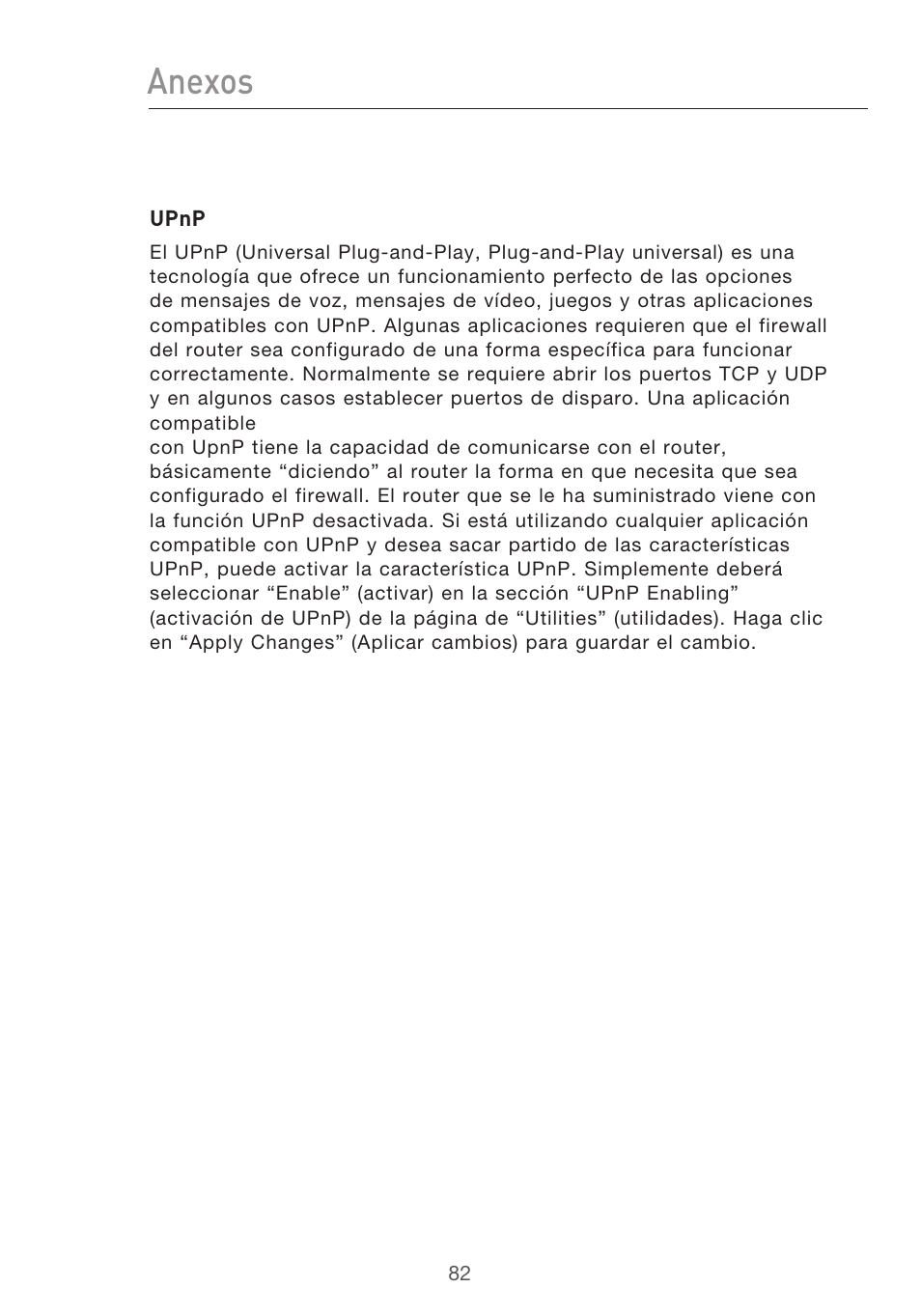 Anexos | Belkin F5D9630UK4A User Manual | Page 452 / 552
