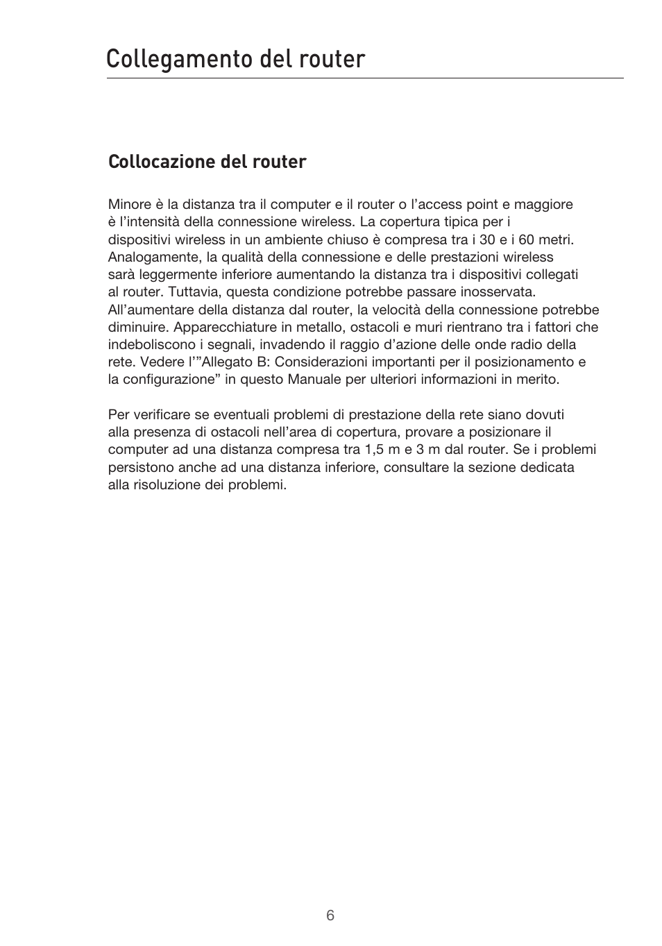 Collegamento del router | Belkin F5D9630UK4A User Manual | Page 468 / 552