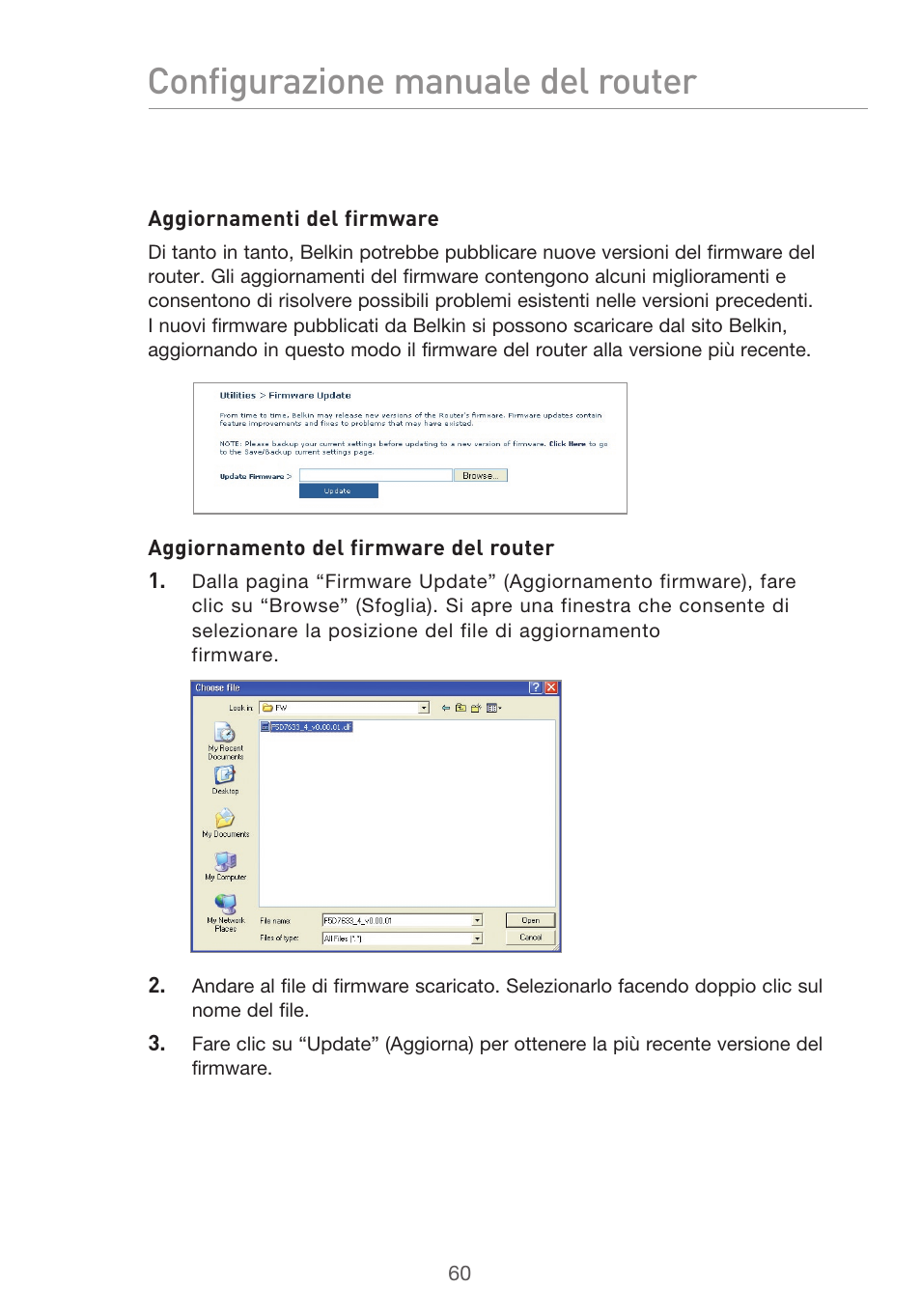 Configurazione manuale del router | Belkin F5D9630UK4A User Manual | Page 522 / 552