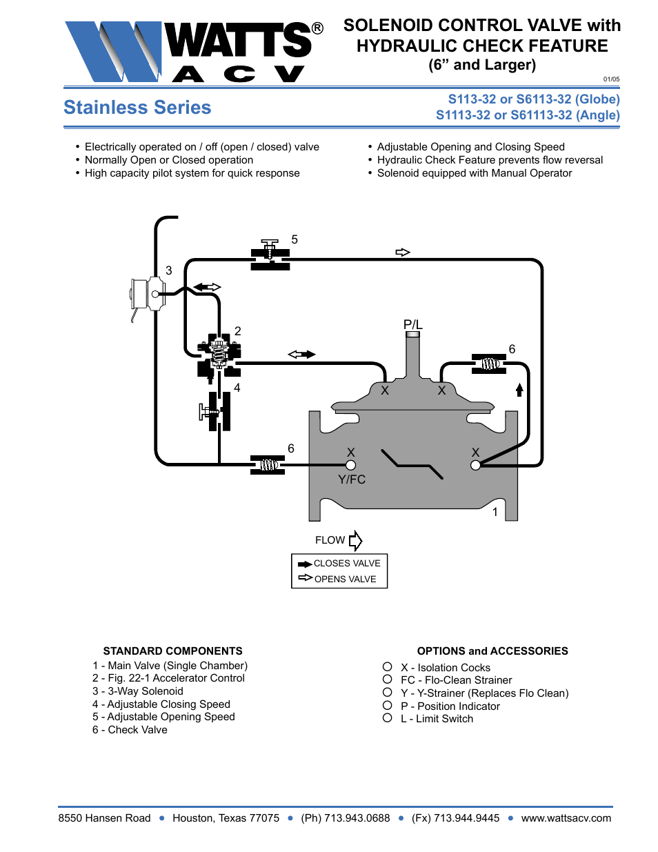Watts S1113-32 User Manual | 1 page