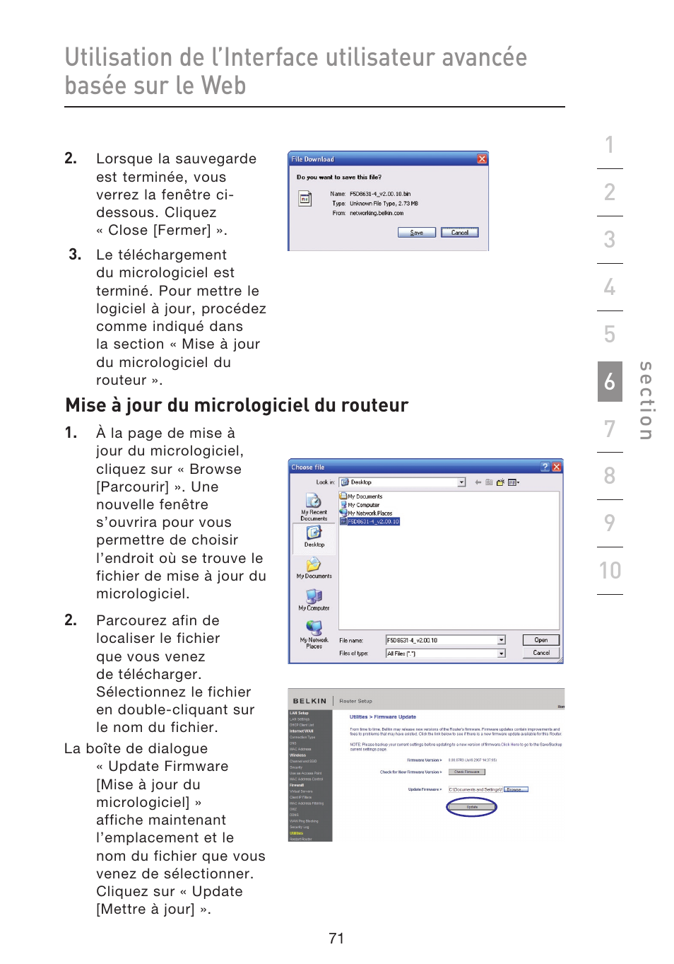 Se ct io n | Belkin F5D8633-4 User Manual | Page 174 / 606