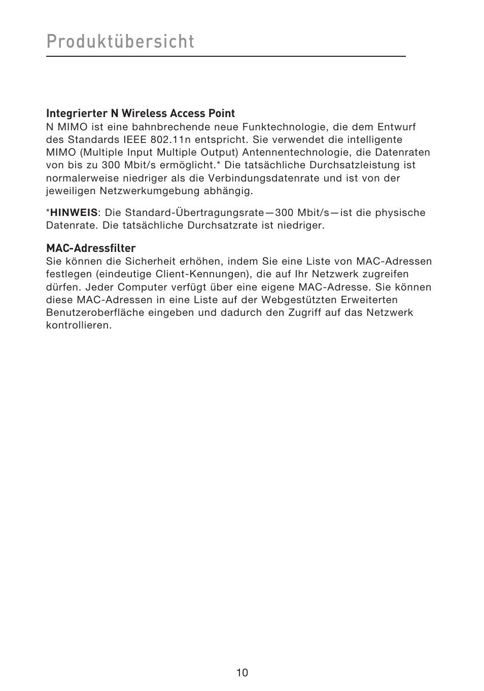 Produktübersicht | Belkin F5D8633-4 User Manual | Page 214 / 606