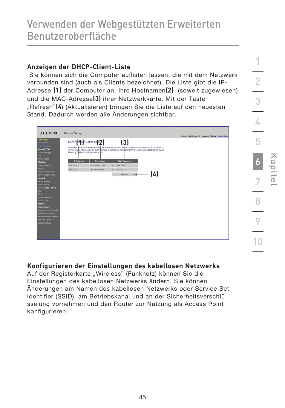 Kap ite l | Belkin F5D8633-4 User Manual | Page 249 / 606