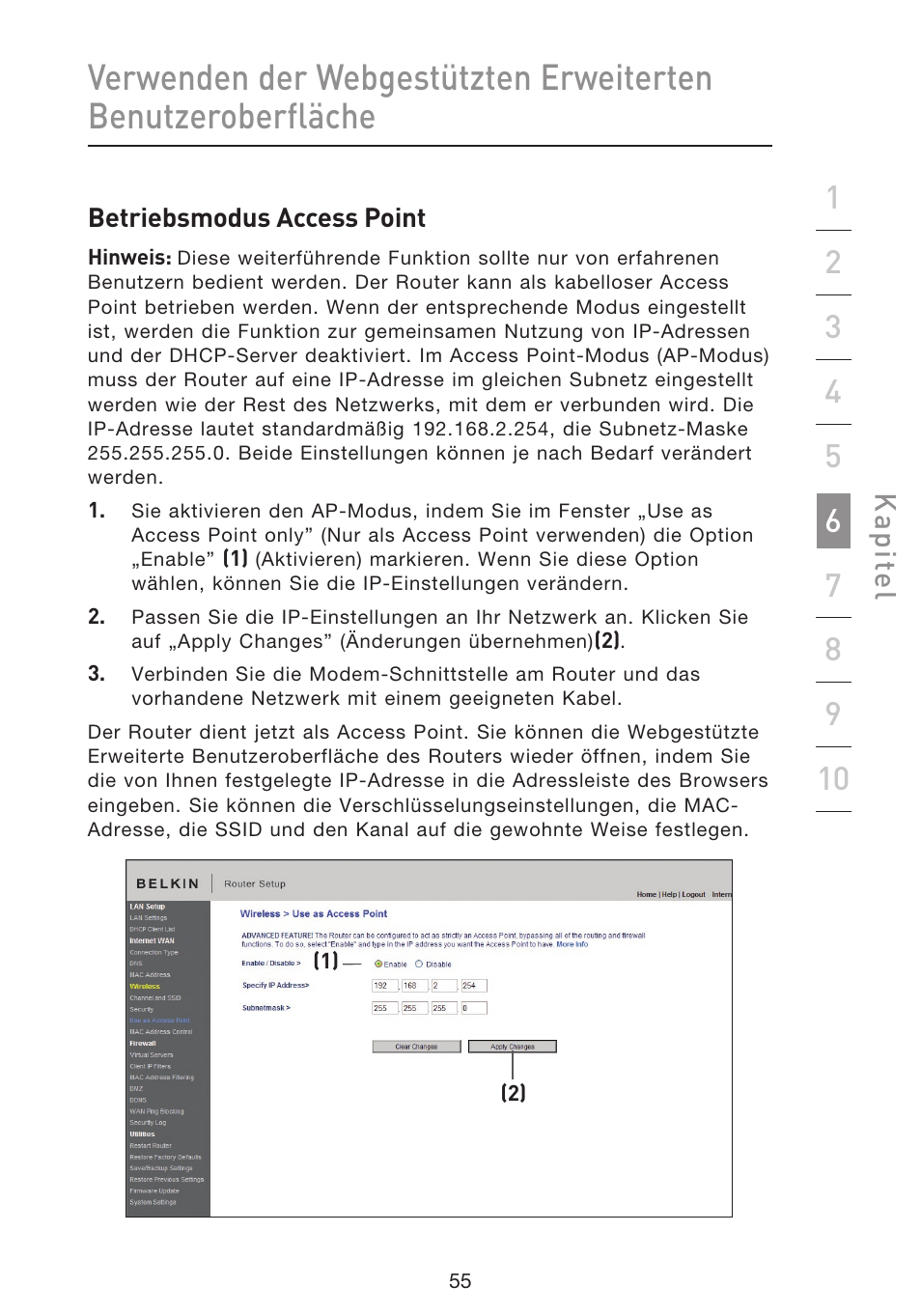 Kap ite l | Belkin F5D8633-4 User Manual | Page 259 / 606