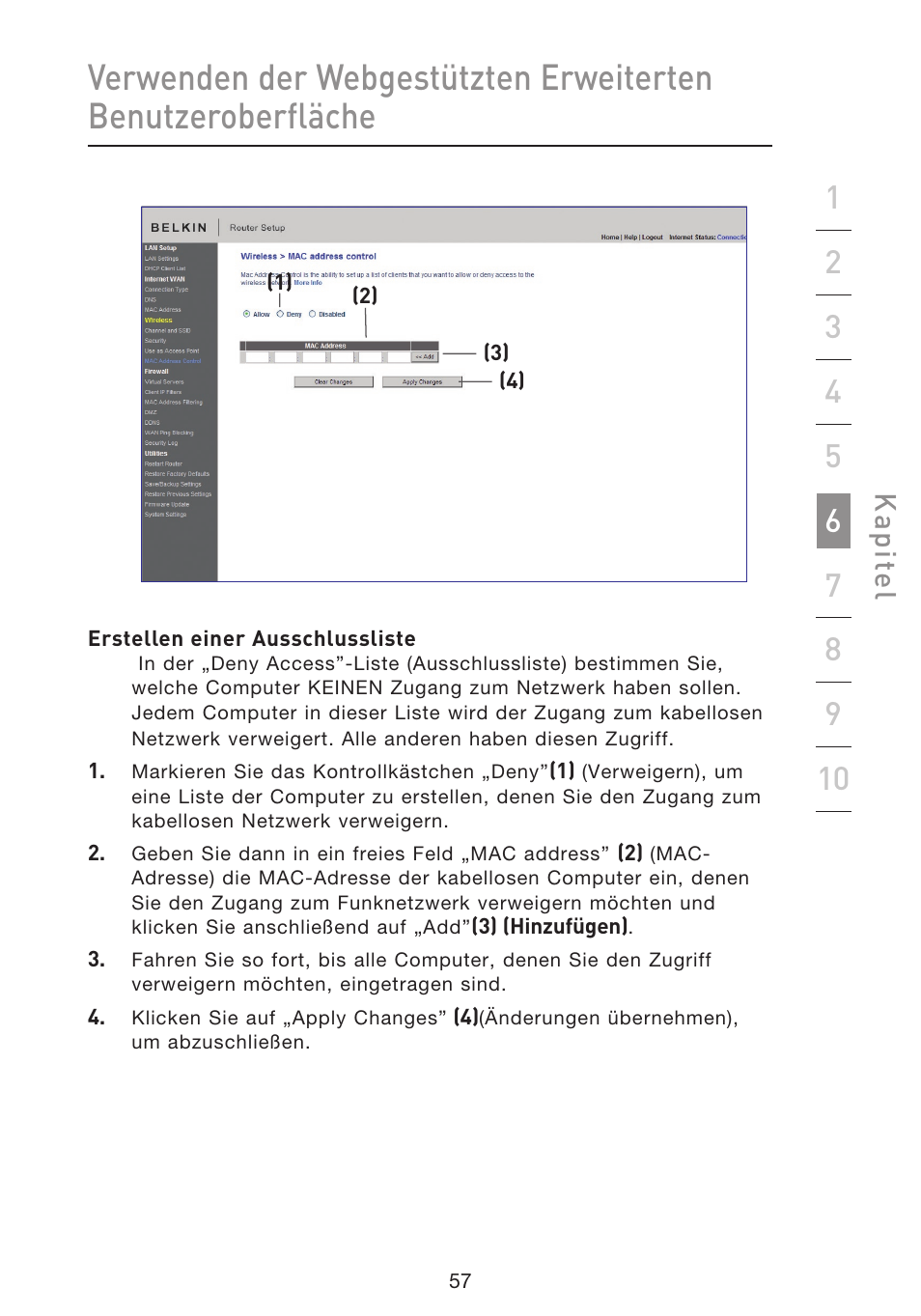 Kap ite l | Belkin F5D8633-4 User Manual | Page 261 / 606