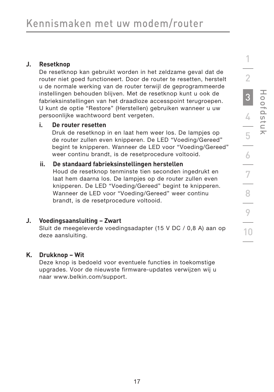 Kennismaken met uw modem/router, Hoo fd st u k | Belkin F5D8633-4 User Manual | Page 322 / 606