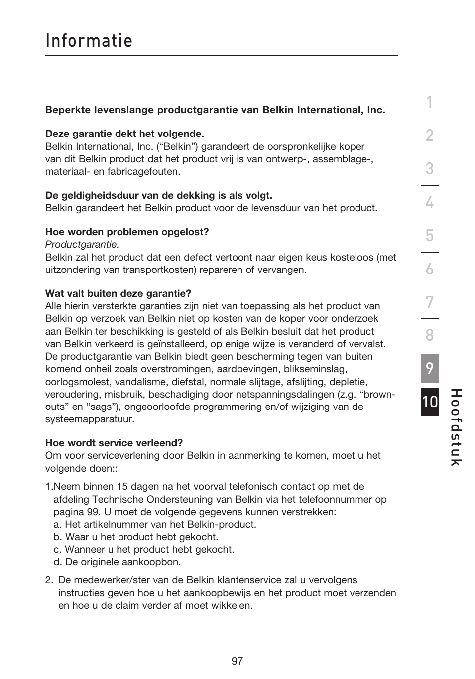 Informatie | Belkin F5D8633-4 User Manual | Page 402 / 606