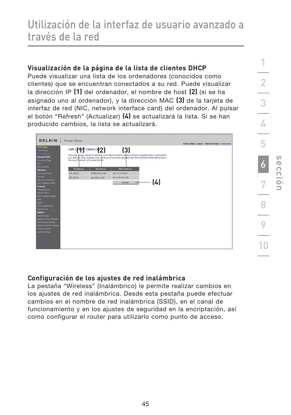 Se cc ió n | Belkin F5D8633-4 User Manual | Page 451 / 606