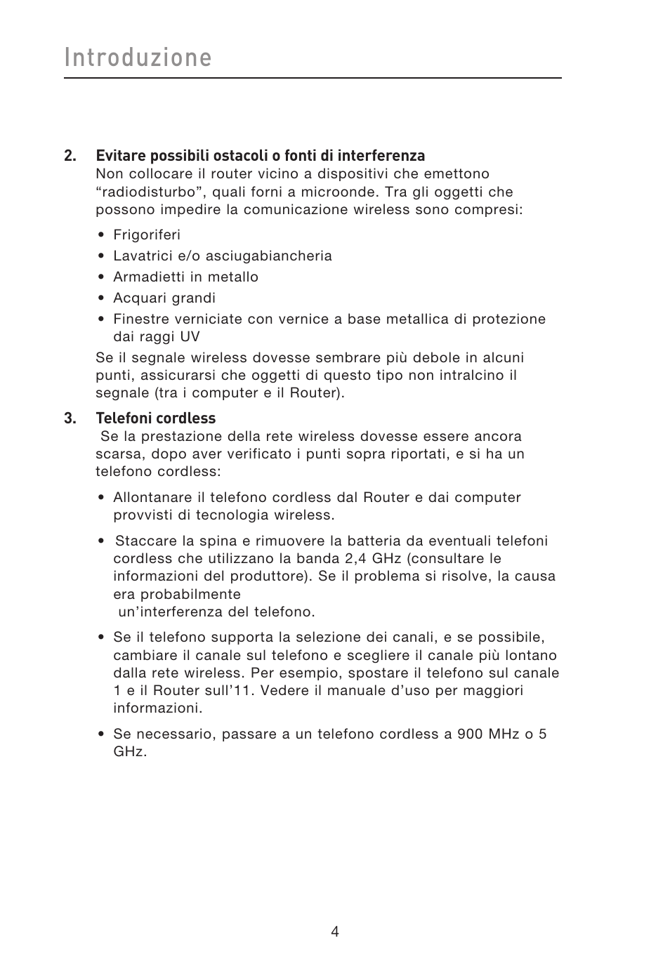 Introduzione | Belkin F5D8633-4 User Manual | Page 511 / 606