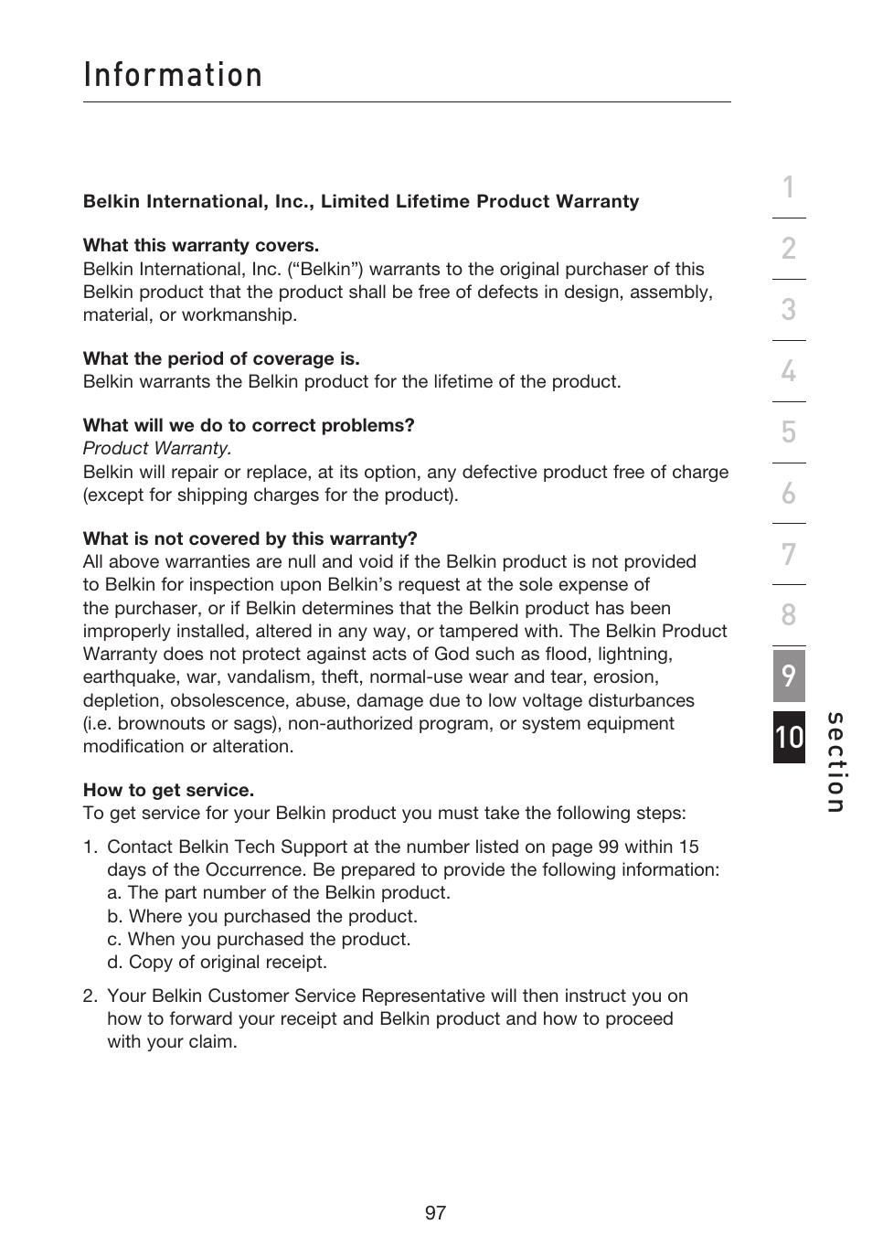 Information | Belkin F5D8633-4 User Manual | Page 99 / 606
