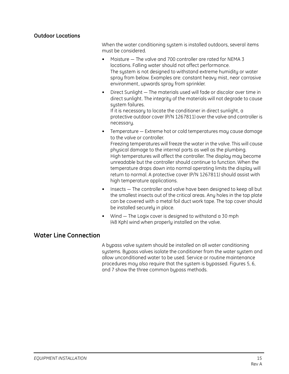 Water line connection | Watts Autotrol 263 / 268 (Logix Series) User Manual | Page 15 / 67